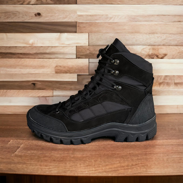 Зимние тактические ботинки на мембране Slim Tex черные Win War s09 48 (32см) - изображение 2