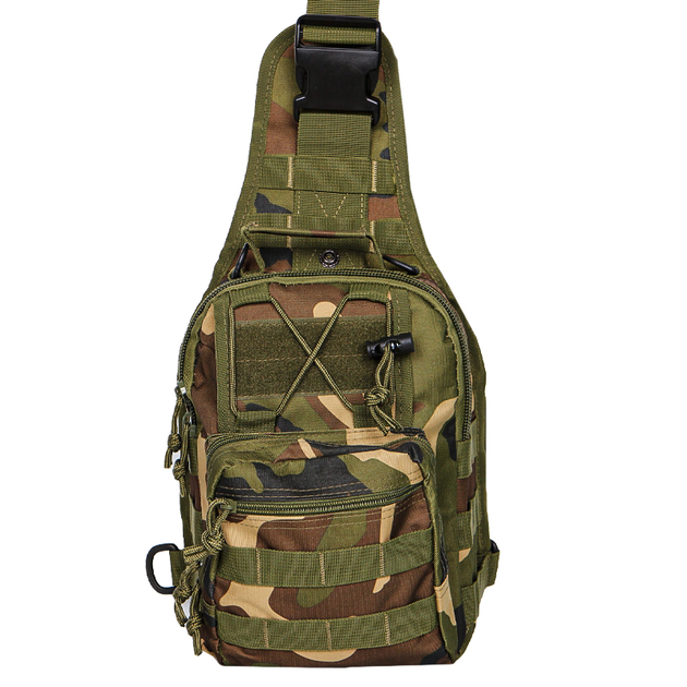 Рюкзак тактический на одно плечо AOKALI Outdoor B14 Camouflage CP 6L - зображення 2