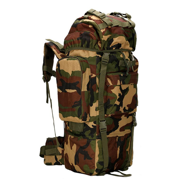 Рюкзак тактичний AOKALI Outdoor A21 65L Camouflage Green - зображення 1