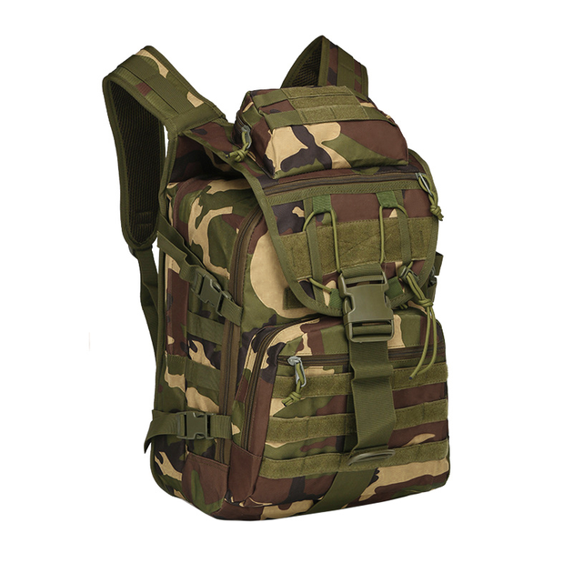 Рюкзак тактичний 36L AOKALI Outdoor A18 Camouflage Green - зображення 1
