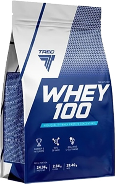 Protein Trec Nutrition WHEY 100 900 g Brownie czekoladowe (5902114044541) - obraz 1