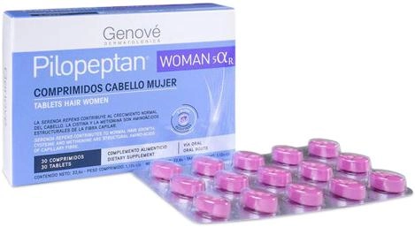 Дієтична добавка Genove Pilopeptan Woman 5-Alfa-R 30 таблеток (8423372800467) - зображення 1