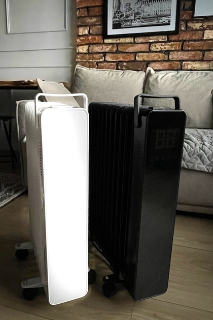 Масляный обогреватель SUNTECH TI-1100W 2500W | 11 секций, белый - изображение 7