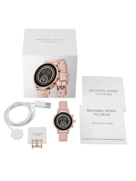 Часы женские Michael Kors Access Gen 4 Sofie Rose Gold Розовое