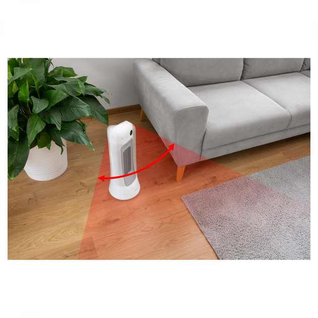 Тепловентилятор Sencor SFH 8019WH Ceramic radiator, White Белый (1302717) - изображение 12