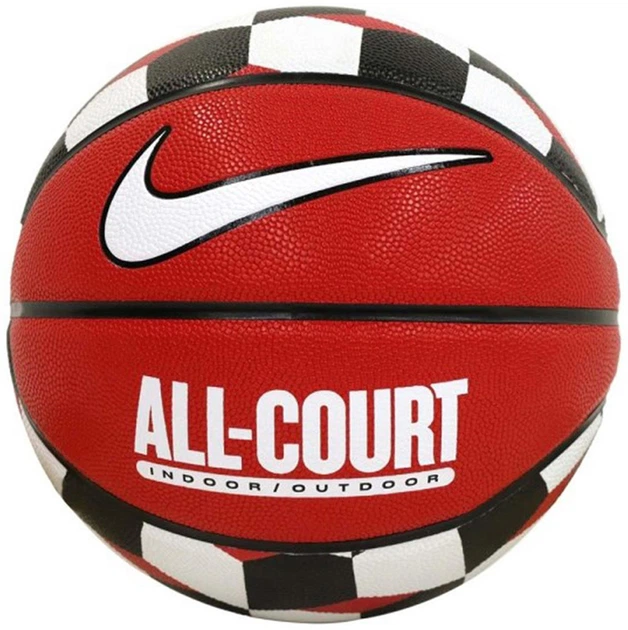 М'яч баскетбольний Nike Everyday All Court 8P Graphic Deflated University (N.100.4370.621.07) Унісекс 7 Червоно-чорно-білий (887791750457) - Фото 1 М'яч баскетбольний Nike Everyday All Court 8P Graphic Deflated University (N.100.4370.621.07) Унісекс 7 Червоно-чорно-білий (887791750457) - зображення 1