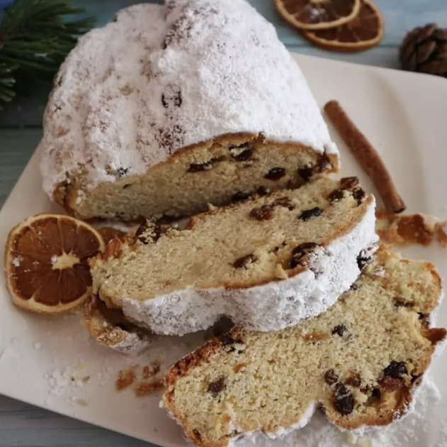 Штоллен Christstollen Butter с изюмом 200 г – ROZETKA. Купить Штоллен ...