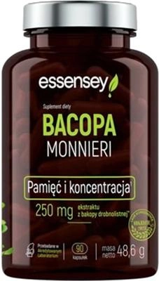 Ekstrakt ESSENSEY Bacopa monnieri 90 szt. (59021140447) - obraz 1