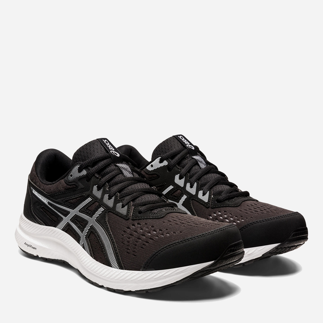 Чоловічі кросівки для бігу ASICS Gel-Contend 8 1011B492-002 44.5 (10.5US) 28.2 см Чорний/Білий (4550455595737) - зображення 3