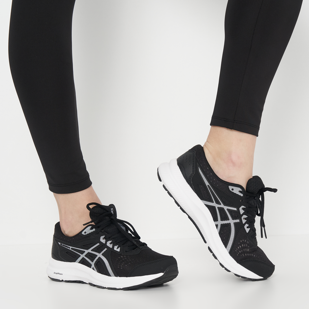 Жіночі кросівки для бігу ASICS Gel-Contend 8 1012B320-002 39.5 (8US) 25 см Чорний/Білий (4550455592835) - зображення 2