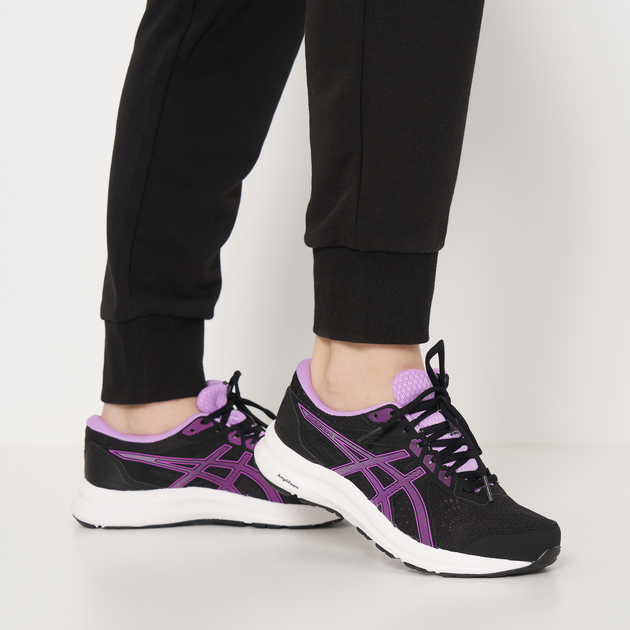 Жіночі кросівки для бігу ASICS Gel-Contend 8 1012B320-005 41.5 (9.5US) 26 см Чорний/Фіолетовий (4550455594662) - зображення 2