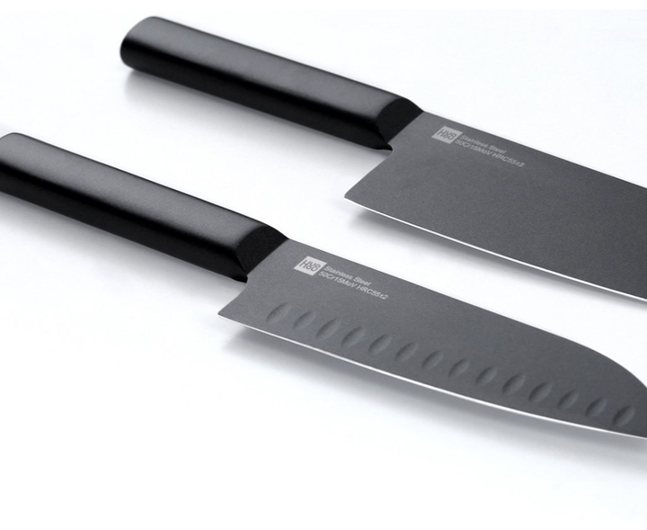 Набір ножів HuoHou Black Heat Knife Set (2 шт.) - Фото 3 Набір ножів HuoHou Black Heat Knife Set (2 шт.) - зображення 3