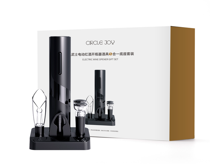 Винный набор Circle Joy Electric Wine Opener Gift Set 5 в 1 (CJ-TZ08) - изображение 2