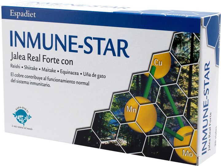 Дієтична добавка Montstar Jalea Inmune Star Forte 10 мл x 20 флаконів (8436021826053) - зображення 1