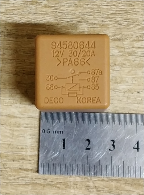 Реле топливного насоса GENERAL MOTORS 94580644 CHEVROLET, DAEWOO - изображение 2