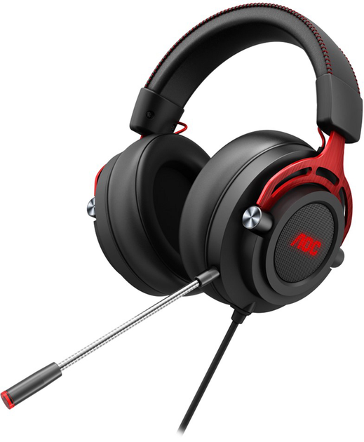 Навушники AOC GH300 Black-red (4038986638975) - зображення 3