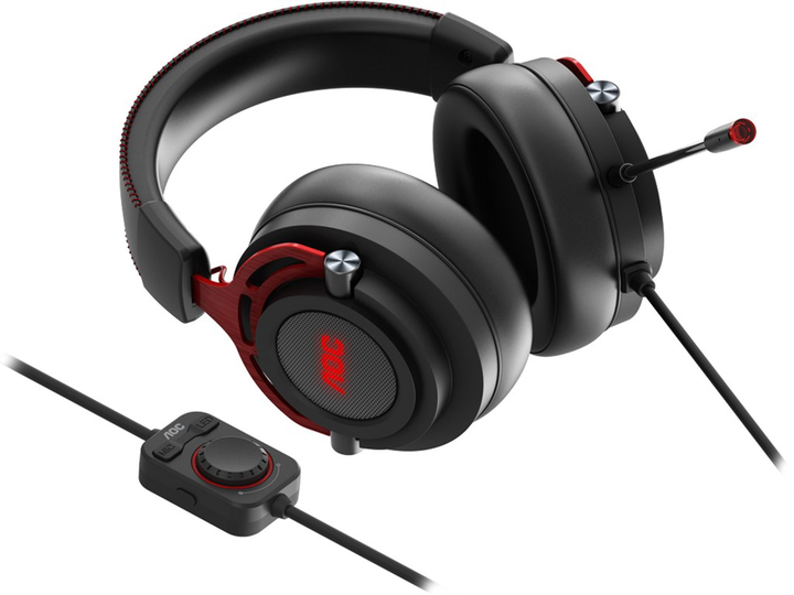 Навушники AOC GH300 Black-red (4038986638975) - зображення 6