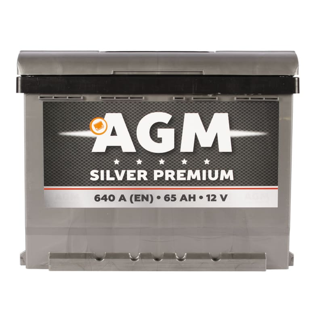 Автомобильный аккумулятор AGM Silver Premium 6CT 65Ah L+ - изображение 1