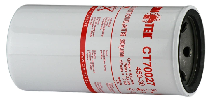 Фільтр тонкої очистки палива CIM-TEK 450-30 зі ступенем фільтрації 30 мікрон та пропускною здатністю до 100 л/хв. - изображение 4