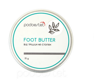 Батер від тріщин на стопах «Евкаліпт» Podoestet Foot butter, 35 гр - Фото 1 Батер від тріщин на стопах «Евкаліпт» Podoestet Foot butter, 35 гр - зображення 1