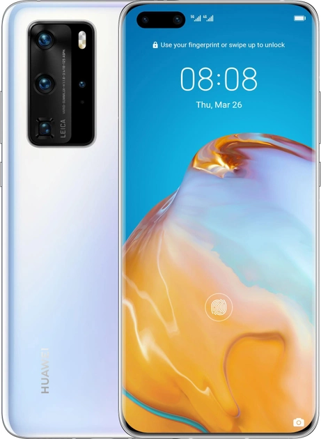 Смартфон Huawei P40 Pro 8/256GB Dual Ice White (51095EXN) Europe – фото ...