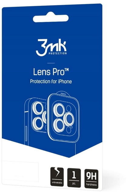 Захисна плівка 3MK Lens Protection Pro для камери Apple iPhone 12 Pro з монтажною рамкою (5903108452335) - зображення 2