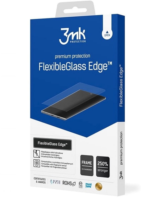 Szkło hybrydowe 3MK FlexibleGlass Edge do Samsung Galaxy Note 10 N970 (5903108173216) - obraz 1