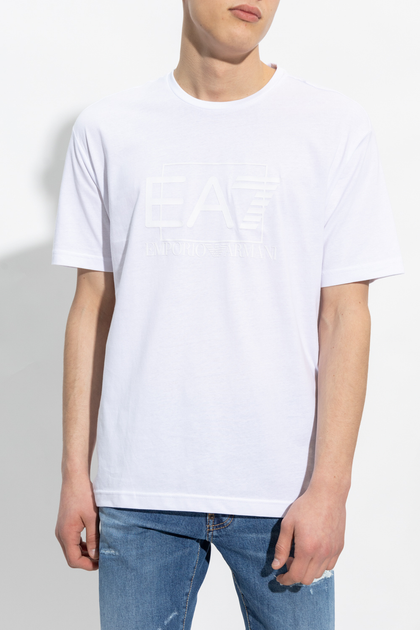 Футболка чоловіча EA7 Train Visibility M Tee Loose M Біла (8056787403802) - зображення 1