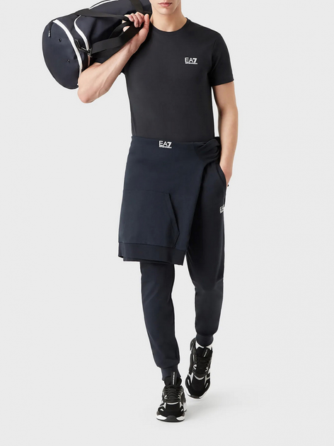 Спортивні штани чоловічі EA7 Train Core Id M Pants Ch Coft 2XL Night Blue (8055180452660) - зображення 2