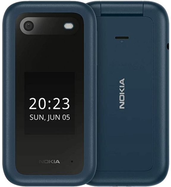 Мобільний телефон Nokia 2660 DualSim Blue (NK-2660 Blue) - зображення 1