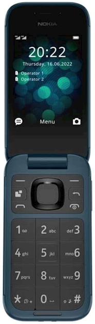 Telefon komórkowy Nokia 2660 DualSim Blue (NK-2660 Blue) - obraz 2