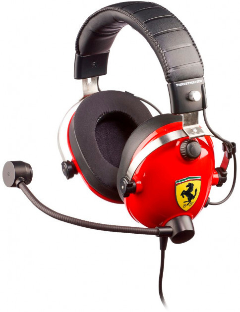 Słuchawki Thrustmaster DTS T Racing Scuderia Ferrari Edition Czerwony (4060197) - obraz 2