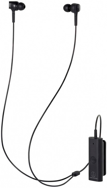 Słuchawki Audio Technica ATH-ANC100BT In-Ear Wireless Mic Black (ATH-ANC100BT) - obraz 1