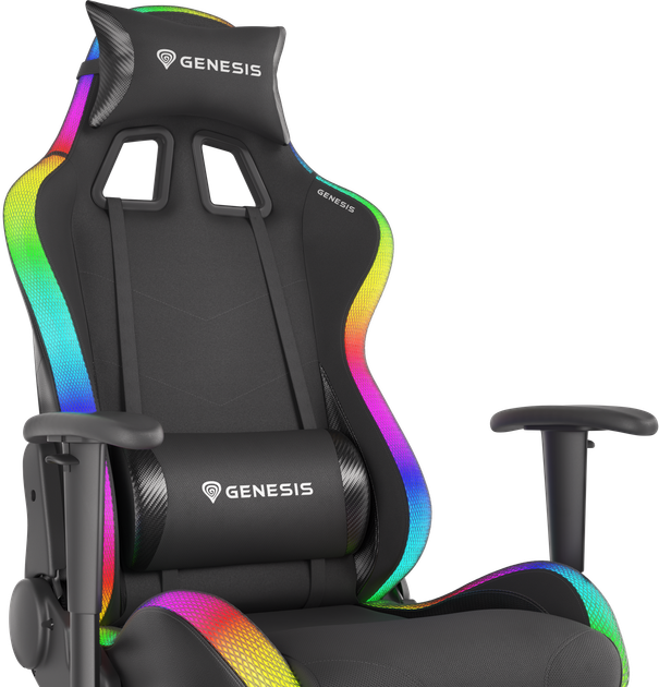 Fotel gamingowy Genesis Trit 500 RGB Black (NFG-1576) - obraz 7