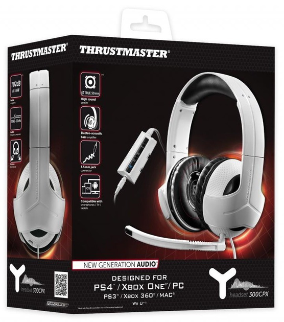 Słuchawki Thrustmaster Y-300CPX White (3362934001476) - obraz 4