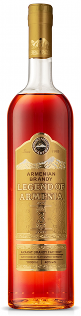 Бренди Legend of Armenia 3 года 1 л 40% (4850001923589) - изображение 1