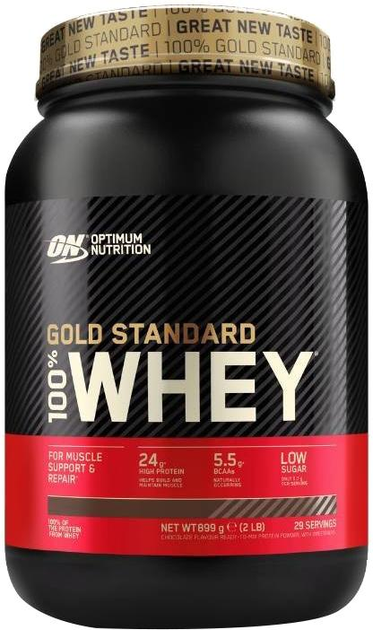 Протеїн Optimum Nutrition 100% Gold Standard Whey 900 г Ванільний крем (5060469988603) - зображення 1