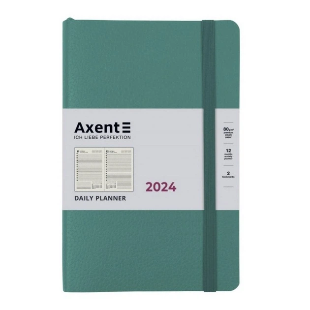 Щоденник Axent 2024 Partner Soft Skin, 145x210 мм, сіро-лазурний (8810-24-48-A) - Фото 3 Щоденник Axent 2024 Partner Soft Skin, 145x210 мм, сіро-лазурний (8810-24-48-A) - зображення 3