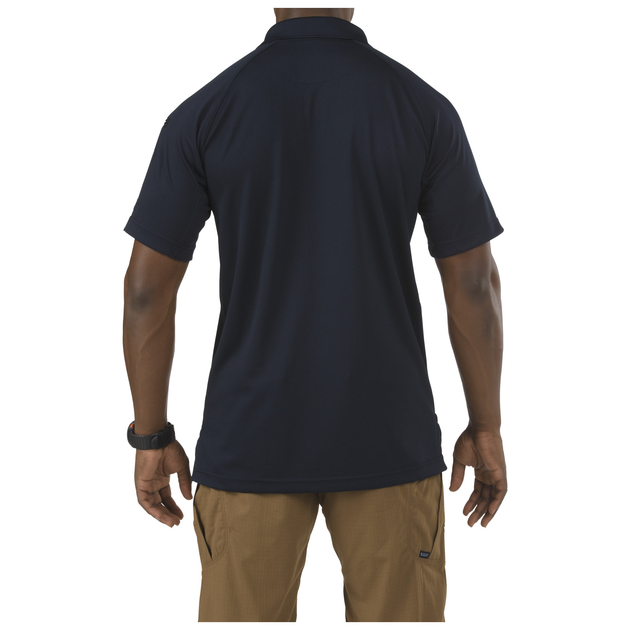 Футболка поло тактична з коротким рукавом 5.11 Tactical Performance Polo - Short Sleeve Synthetic Knit Dark Navy M (71049-724) - изображение 2