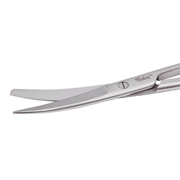 Ножиці з одним гострим кінцем, операційні вигнуті, 16,5 см, Standard - зображення 2