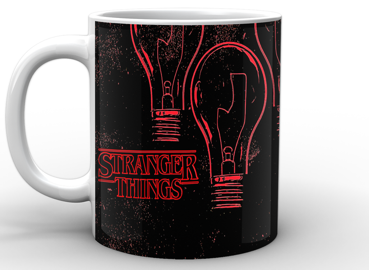 Чашка з принтом Stranger Things Дуже дивні справи лого ST.02.010.696 Кружка керамічна 0,33 - зображення 3