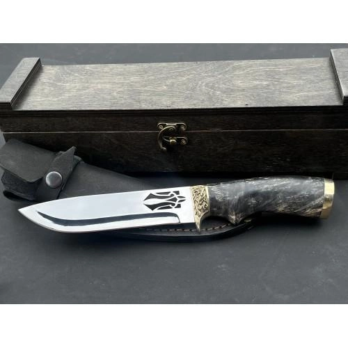 Нож охотничий подарочный с Гербом в кейсе Nb Art 222k28 - изображение 1