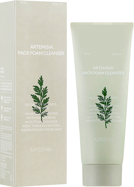 Пенка для лица с полынью - Missha Artemisia Calming Pack Foam