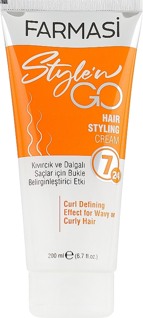 Крем-стайлинг для кудрявых волос - Farmasi Stylen Go 200ml (1001952 ...