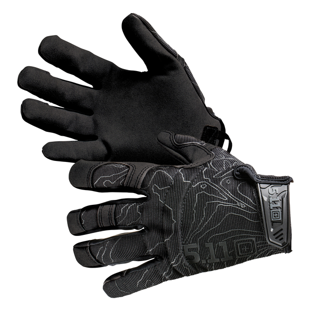 Тактичнi рукавички 5.11 Tactical High Abrasion Black M (59371-019) - зображення 1