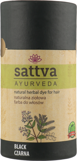 Краска для волос - Sattva Ayurveda Natural Herbal Dye For Hair Black ...