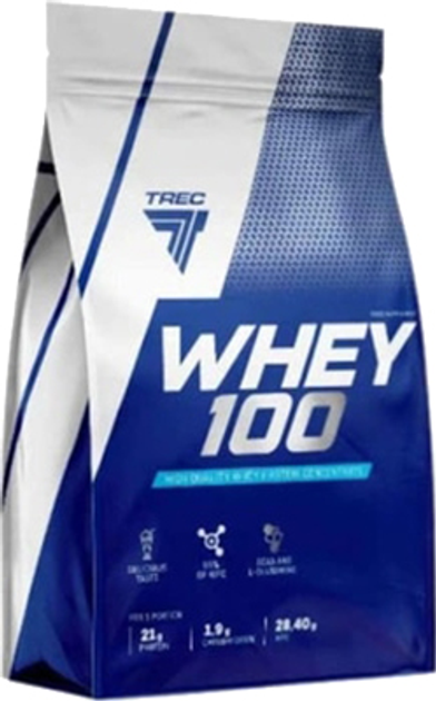 Protein Trec Nutrition Whey 100 900 g Truskawka (5901828348167) - obraz 1