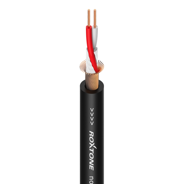 Микрофонный кабель Roxtone MC230, 2x0,30 мм, 100м - Фото 1 Микрофонный кабель Roxtone MC230, 2x0,30 мм, 100м - изображение 1