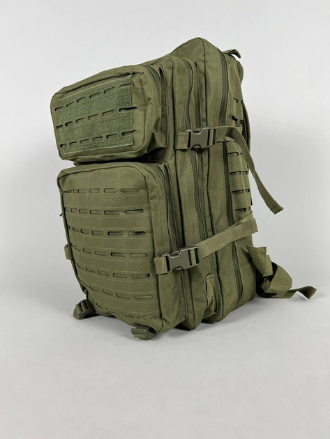 Рюкзак штурмовий тактичний Ultimatum Олива RT-1512 міцний військовий похідний рюкзак - зображення 1