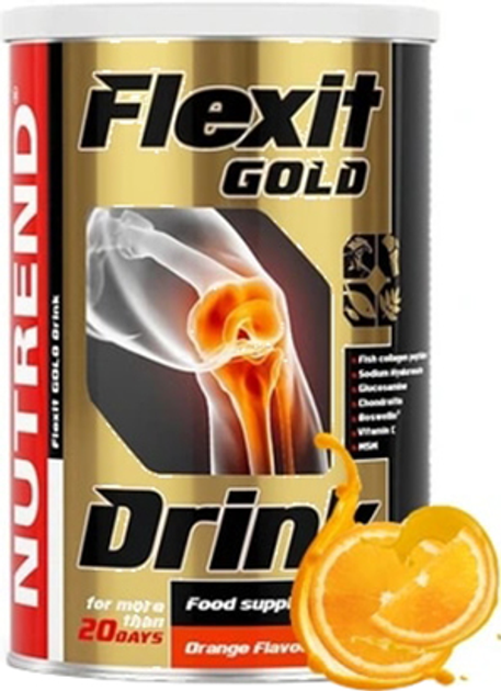 Хондропротектор Nutrend Flexit Drink Gold 400 г Апельсин (8594014867916) - зображення 1